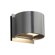 Kaldor LED Outdoor Wall Sconce in Brushed Aluminum