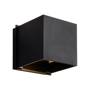 Kubo LED Outdoor Wall Sconce in Black