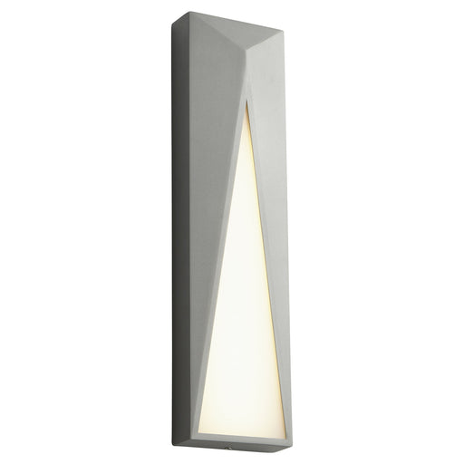 Elif Small LED Outdoor Wall Sconce in Gray