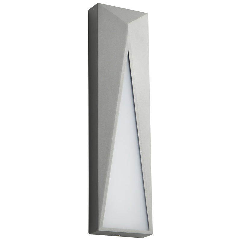 Elif Small LED Outdoor Wall Sconce in Gray