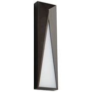 Elif Small LED Outdoor Wall Sconce in Oiled Bronze
