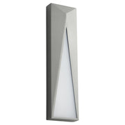 Elif Small LED Outdoor Wall Sconce in Gray