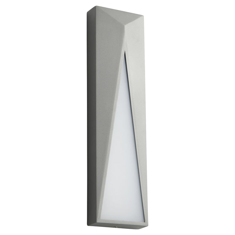 Elif Small LED Outdoor Wall Sconce in Gray