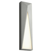 Elif Small LED Outdoor Wall Sconce in Gray