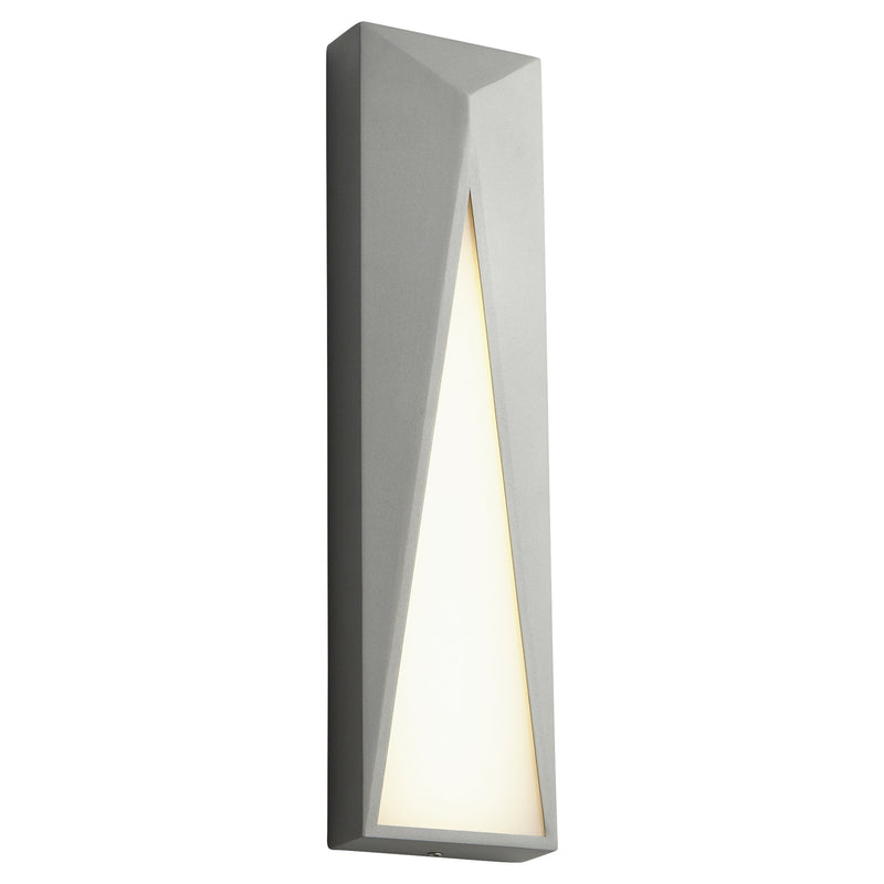 Elif Small LED Outdoor Wall Sconce in Gray