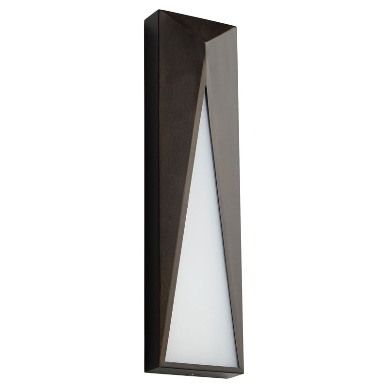 Elif Small LED Outdoor Wall Sconce in Oiled Bronze