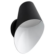 Lottie Coastal Grade LED Outdoor Wall Sconce in Black