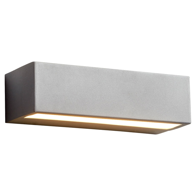Maia 10" LED Outdoor Wall Sconce in Gray