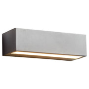 Maia 10" LED Outdoor Wall Sconce in Gray
