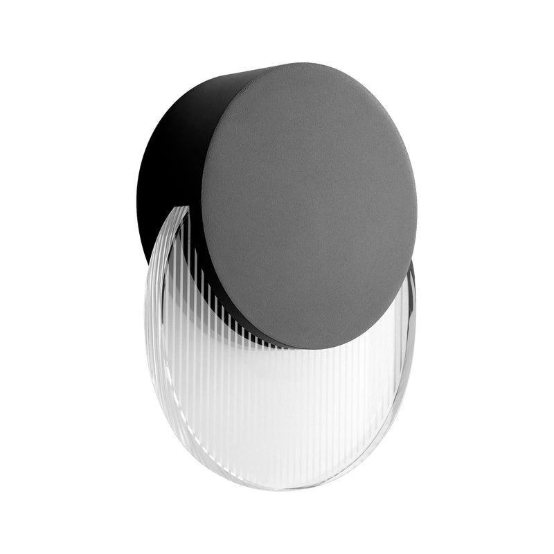Pavo 7" LED Outdoor Wall Sconce in Black