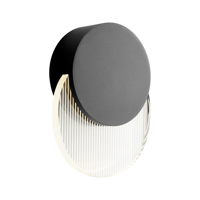 Pavo 7" LED Outdoor Wall Sconce in Black
