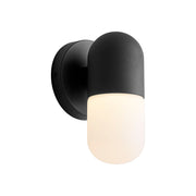 Corpus Small LED Outdoor Lantern in Black