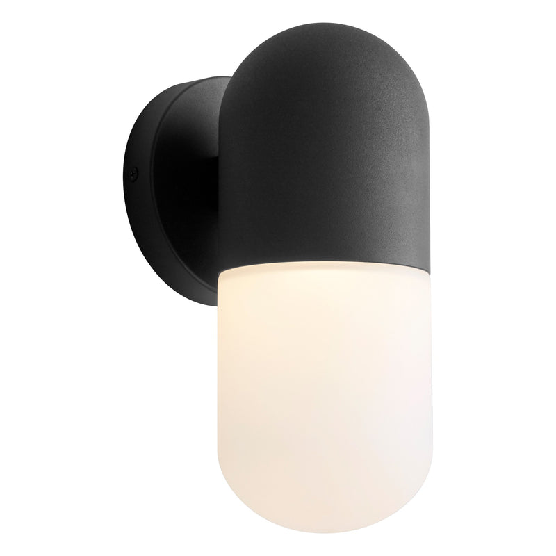 Corpus Medium LED Outdoor Lantern in Black
