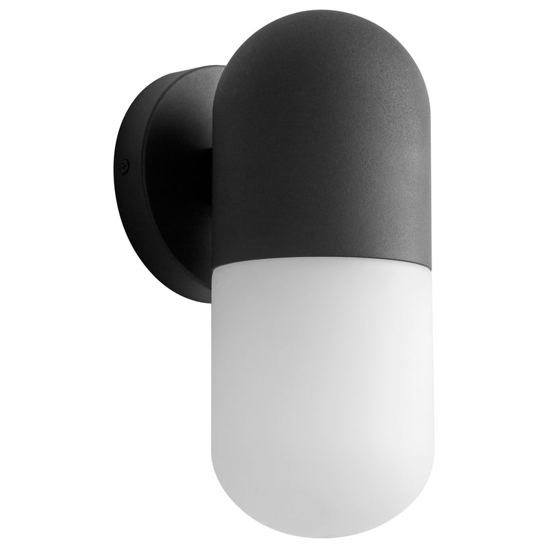 Corpus Medium LED Outdoor Lantern in Black