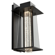 Artè 19" LED Outdoor Wall Lantern in Black
