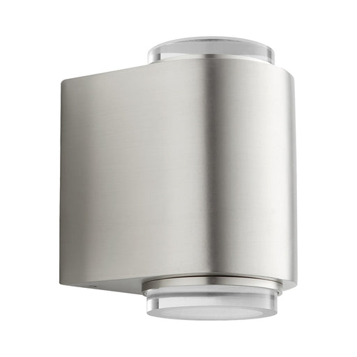 Rico 2 Light LED Outdoor Wall Sconce in Satin Nickel