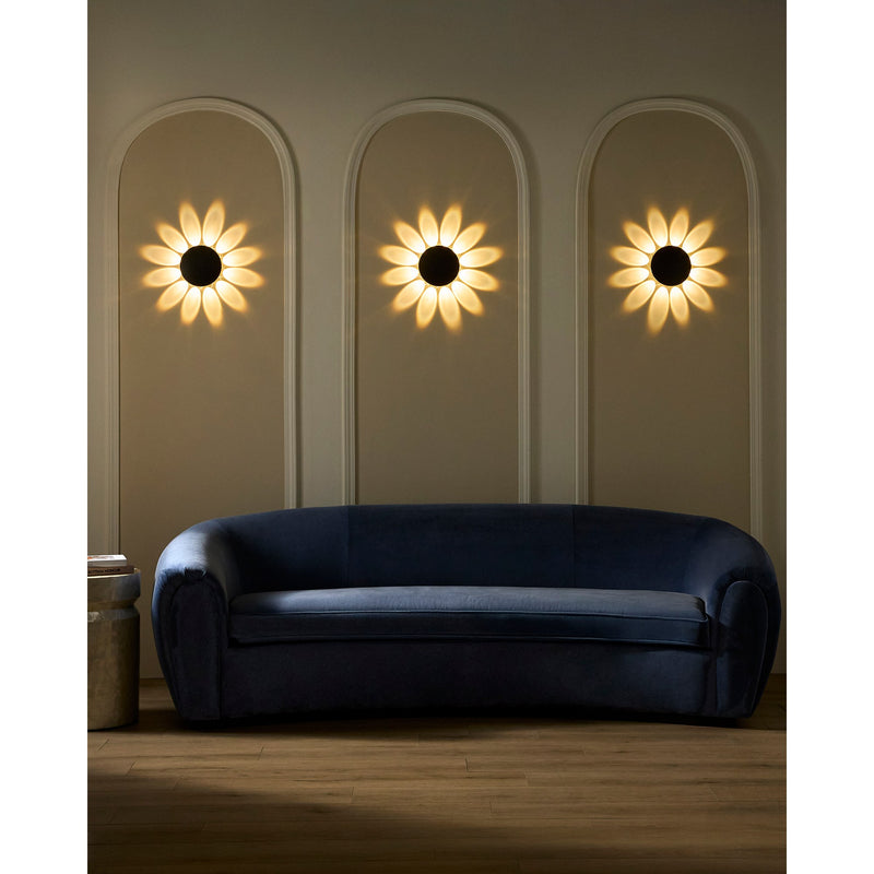 Rickie 8" LED Outdoor Wall Sconce in Black