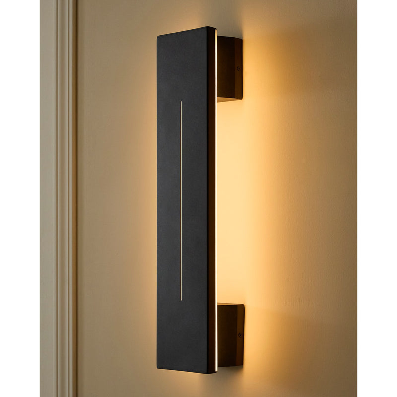 Torre 36" LED Outdoor Wall Sconce in Sand Black