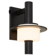 Janus 18" LED Outdoor Wall Lantern in Black