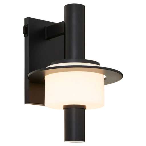 Janus 18" LED Outdoor Wall Lantern in Black
