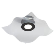 Medusa 20" LED Semi-Flush Mount in Black