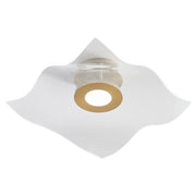 Medusa 20" LED Semi-Flush Mount in Aged Brass