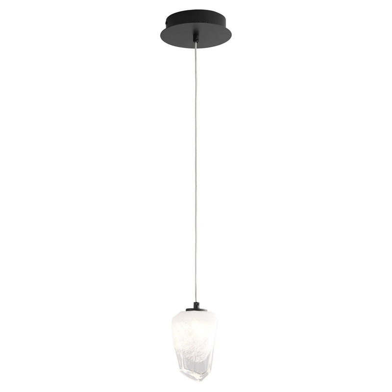 Vivo 1 Light LED Mini Pendant in Black