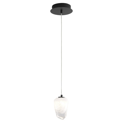Vivo 1 Light LED Mini Pendant in Black