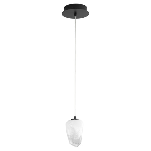 Vivo 1 Light LED Mini Pendant in Black