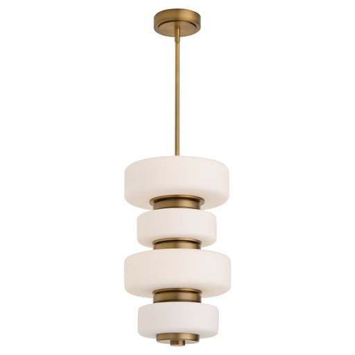 Favo 24" LED Pendant in Brushed Brass