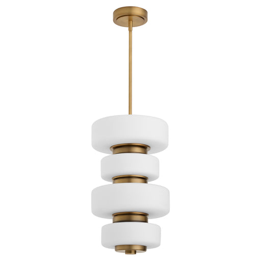 Favo 24" LED Pendant in Brushed Brass