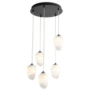 Vivo 5 Light LED Pendant in Black