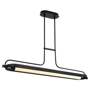 Braem 48" LED Linear Pendant in Black