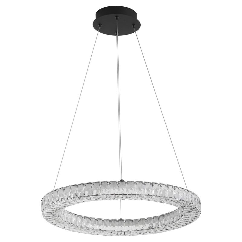 Élan 24" LED Pendant in Black