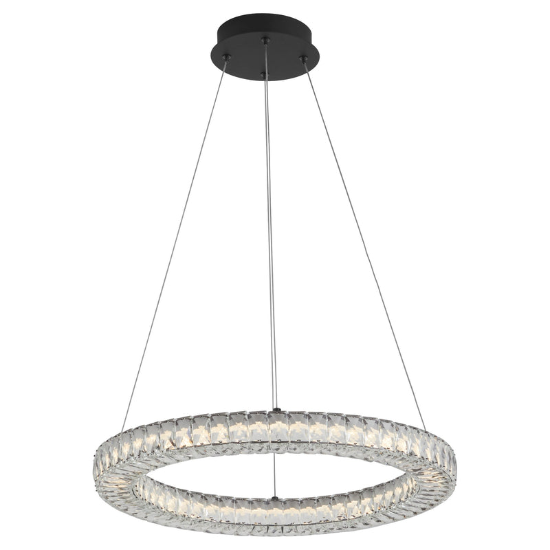 Élan 24" LED Pendant in Black