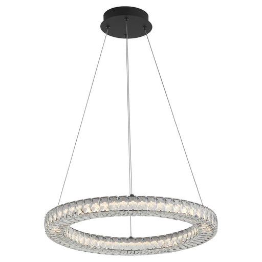 Élan 24" LED Pendant in Black