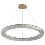 Élan 32" LED Pendant in Aged Brass