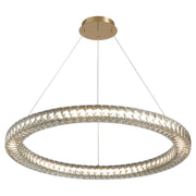 Élan 32" LED Pendant in Aged Brass