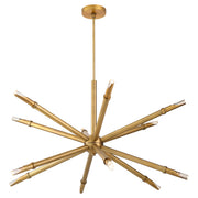 Ionis 42" LED Chandelier in Brushed Brass