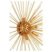 Electra 5 Light Ceiling Mount in Gold Leaf