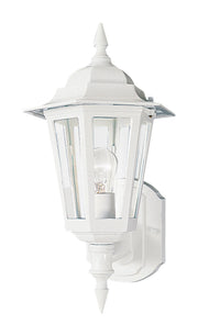 Builder Cast 17" 1 Light Outdoor Wall Lantern in White