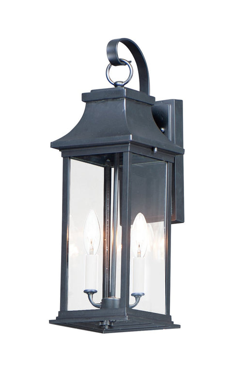 Vicksburg 2 Light Medium Outdoor Wall Sconce in Black