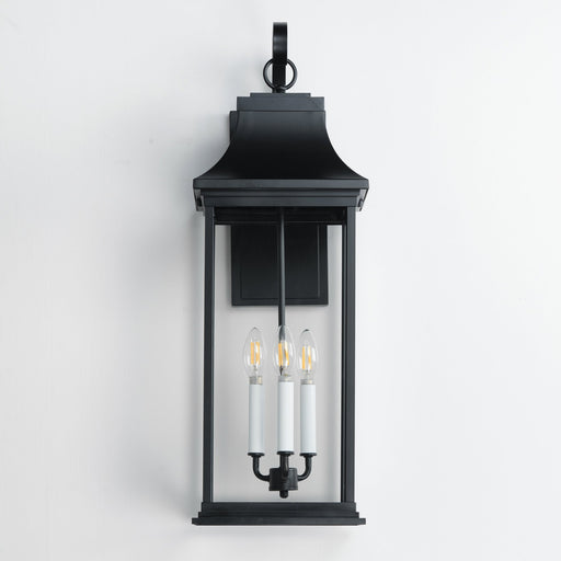 Vicksburg 28" 3 Light Outdoor Wall Sconce in Black