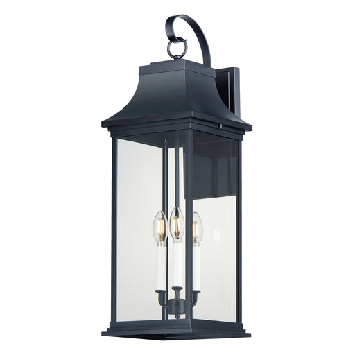 Vicksburg 28" 3 Light Outdoor Wall Sconce in Black