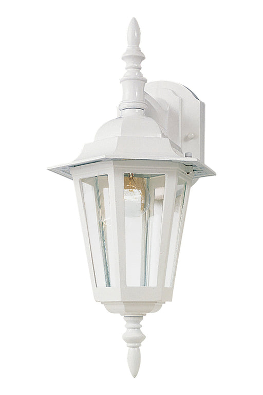 Builder Cast 15" 1 Light Outdoor Wall Lantern in White