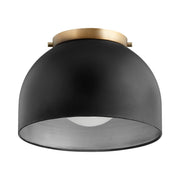 Dome 11" Ceiling Mount in Textured Black