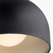 Dome 11" Ceiling Mount in Textured Black