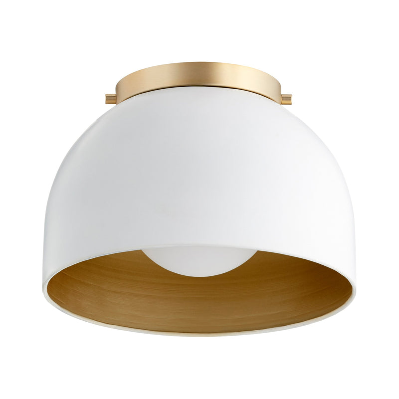 Dome 11" Ceiling Mount in Studio White