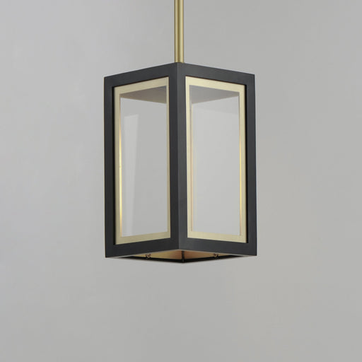 Neoclass 1 Light Outdoor Pendant in Black / Gold