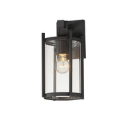 Belfry 1 Light Outdoor Wall Sconce in Black